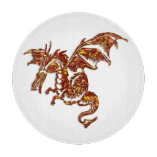Flammande glas av Dragon