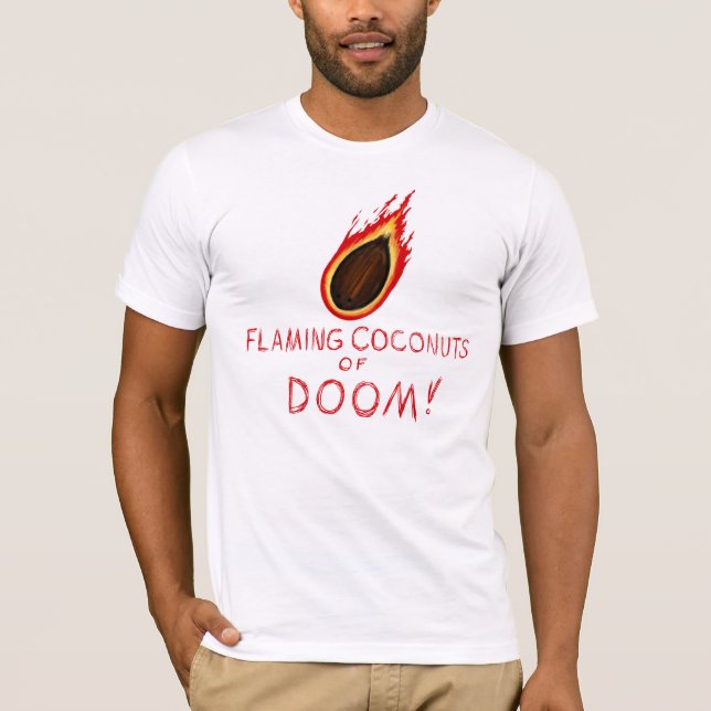 Flammande kokosnötter tröja (Framsida)