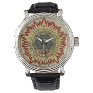 Flammande kosmiskt steg armbandsur