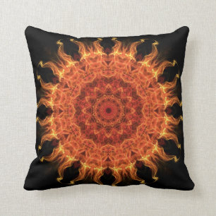 flammande mandala kudde