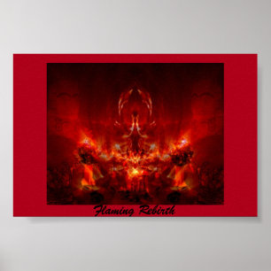 Flammande pånyttfödelse poster