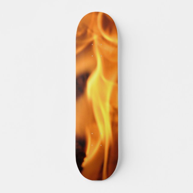 Flammande Skateboard Bräda 20,5 Cm (Framsida)