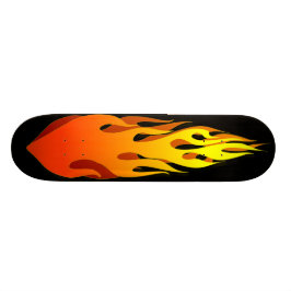 Flammande Skateboard Bräda 21,5 Cm