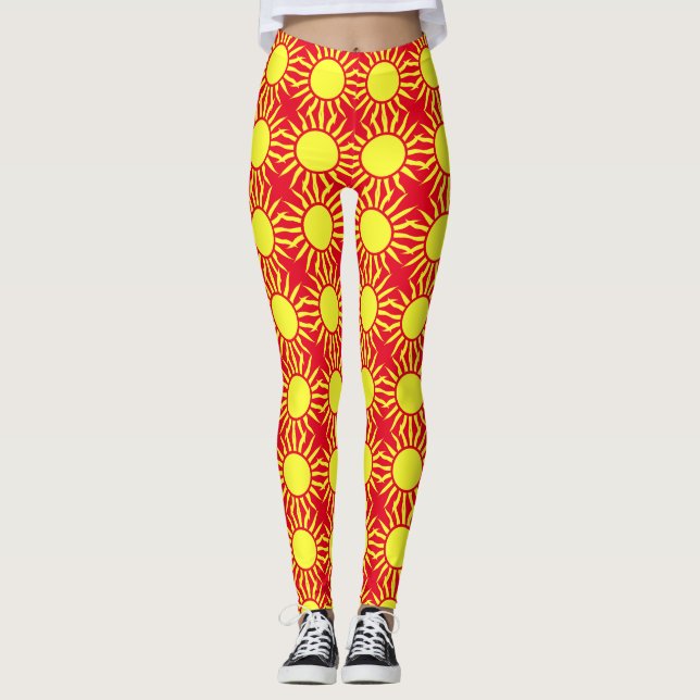 Flammande sol Thunder_Cove Leggings (Framsida)