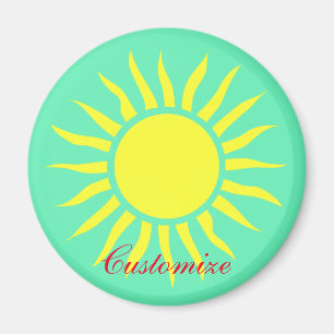 Flammande sol Thunder_Cove Magnet