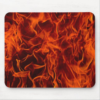 Flammar av avfyrar Mousepad Musmatta