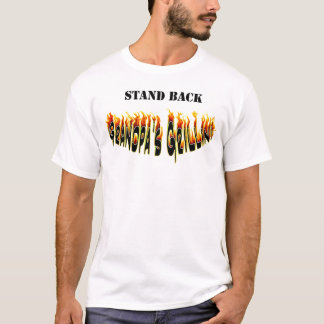 Flammar tillbaka morfar för stativ Grillin Tee