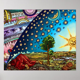 Flammarion Dome Poster