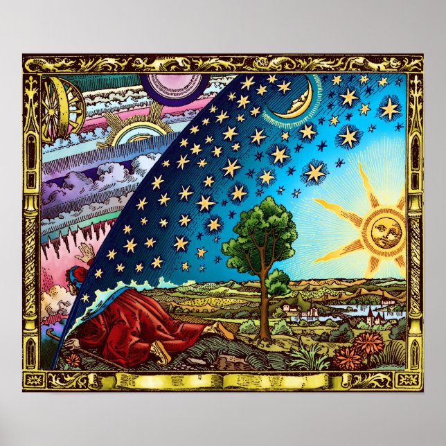 Flammarion Dome Poster - Flat Earth Dome (Framsidan)