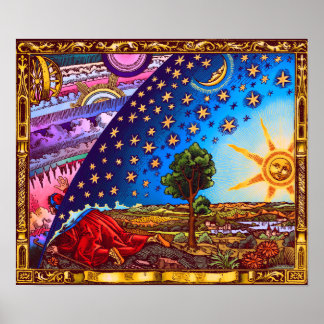 Flammarion Dome Poster (med gräns)