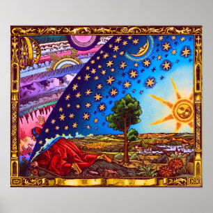 Flammarion Dome Poster (med gräns)