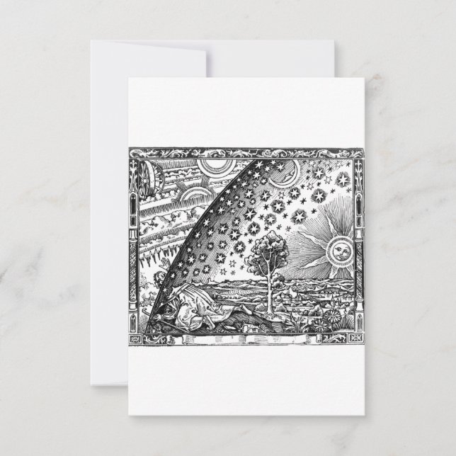Flammarion Engrave Black and White Spara Datumet (Framsida)