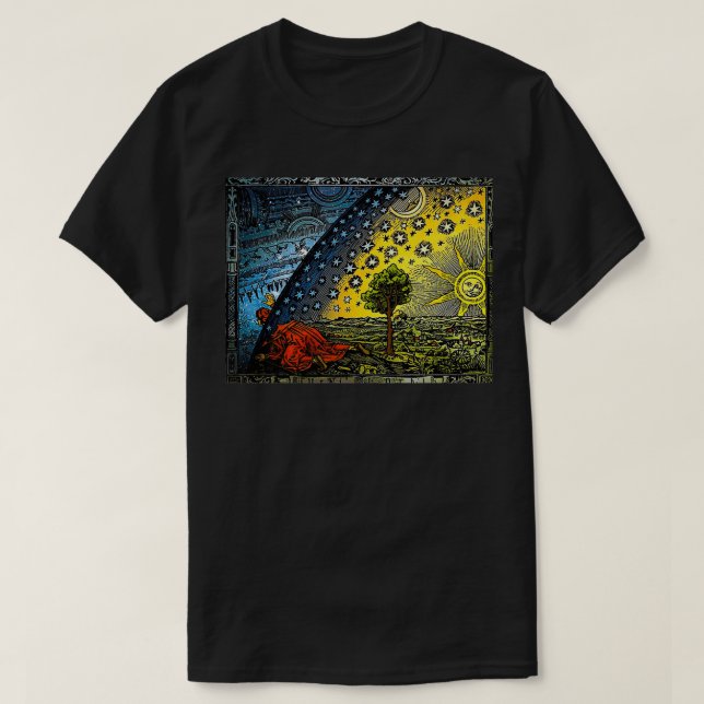 Flammarion Engrave Classic TShirt T Shirt (Design framsida)