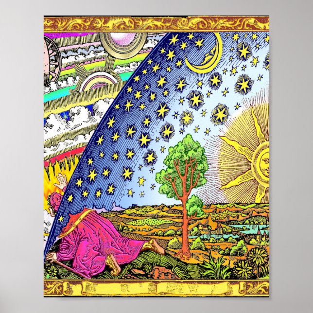 Flammarion Engrave Poster (Framsidan)