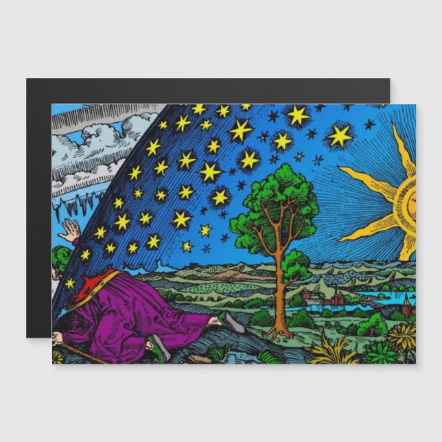 Flammarion Magnetiskt kort (Fram/baksida)