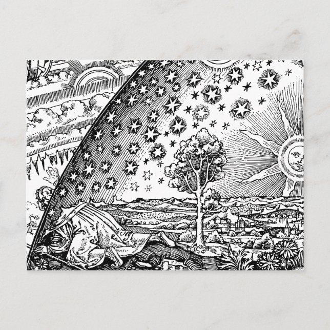 Flammarions Wanderer Vykort (Framsida)