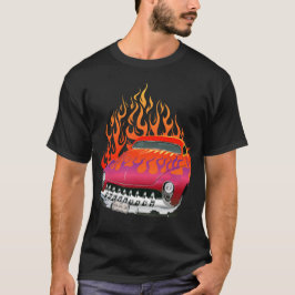 flamme voiture americaine hot rod muscle car vinta t shirt