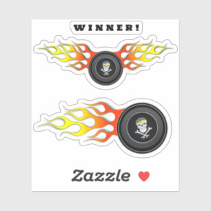 Flammekanismens hjul klistermärken