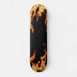 Flammen – Flamme – Flame – Flames – Feuer – Fire S Mini Skateboard Bräda 18,5 Cm