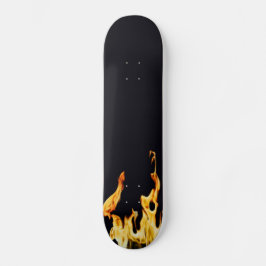 Flammen Flamme Flame Flames Feuer Fire S Skat Skat Mini Skateboard Bräda 18,5 Cm