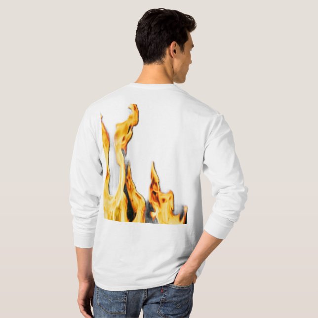 Flammen – Flamme – Flame – Flames – Feuer – Fire T T Shirt (Hel baksida)