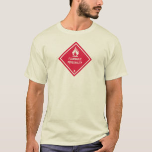 Flammerbar personlighet t shirt