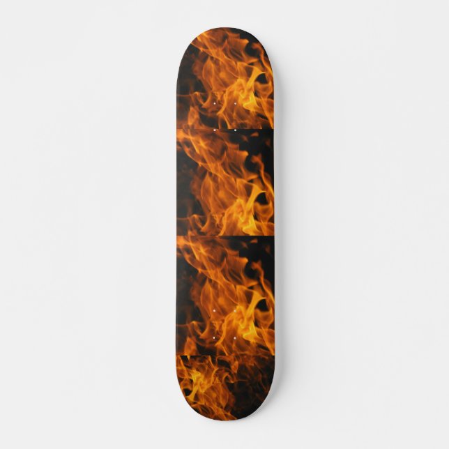 Flammor Skateboard Bräda 21,5 Cm (Framsida)