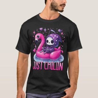 Flamngo Spöke Flamingoween 1 T Shirt