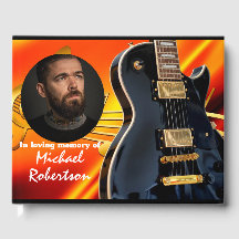 Flamning av Färg & elektriskt Guitar Memorial