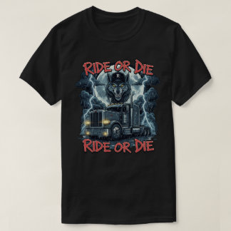Flamning av vektordesign för högvägs skal t shirt