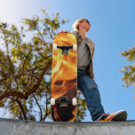 Flamning Mini Skateboard Bräda 18,5 Cm<br><div class="desc">Hettens orange och gult,  stigning från en mörk,  täcker den här skateboard. Spännande och fantastisk-design!</div>