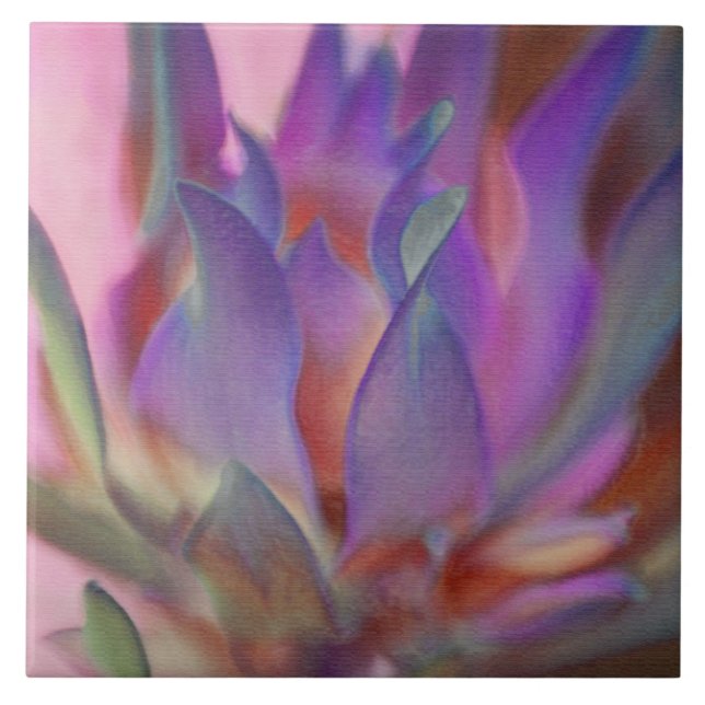 Flamning Protea Kakelplatta (Framsidan)