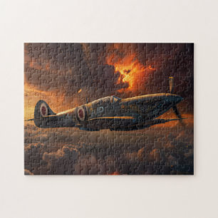 Flamor från Himmel: En Spitfire Ascent Pussel
