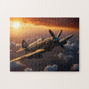 Flamor från Himmel: En Spitfire Ascent Pussel