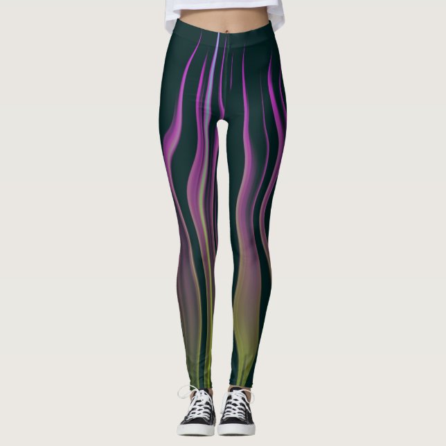 Flamor Kvinnors bensin Leggings (Framsida)