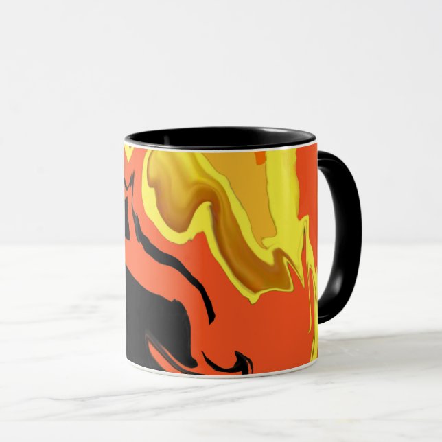 Flamor på natten mugg (Framsida höger)