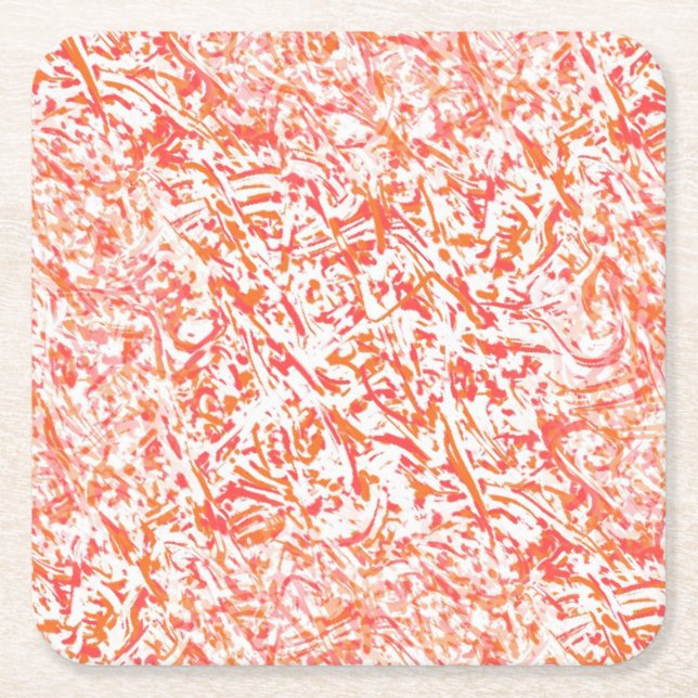 Flamor Underlägg Papper Kvadrat (Framsidan)