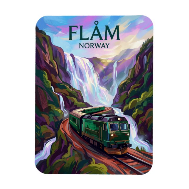 Flåmsbanan Norge Magnet (Vertikal)