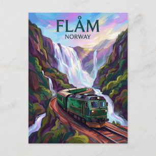 Flåmsbanan Norge Vykort