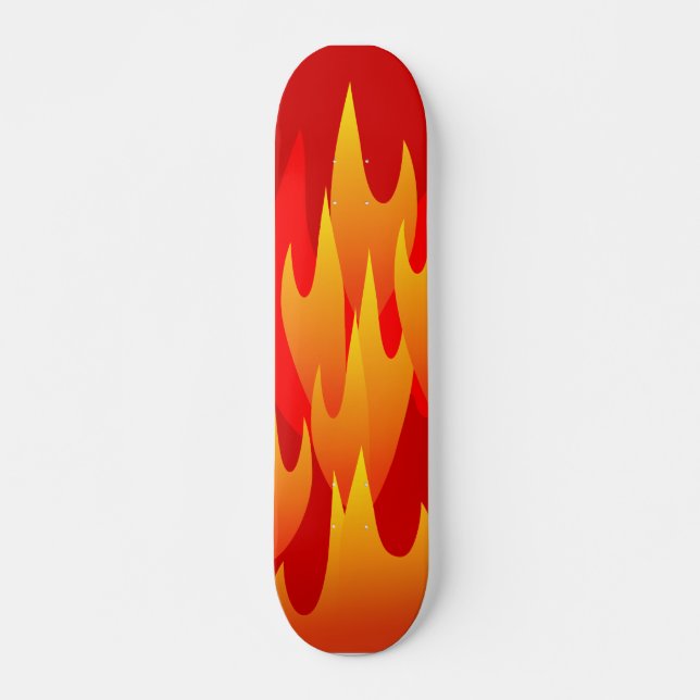 Flamskartat Skateboard Bräda 21,5 Cm (Framsida)
