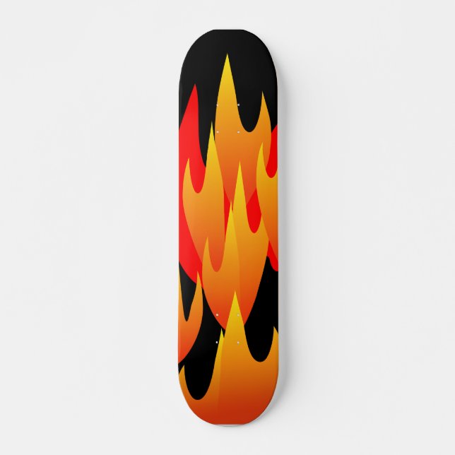 Flamskateboard Mini Skateboard Bräda 18,5 Cm (Framsida)