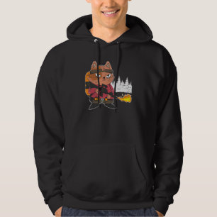 Flamspruta Eldkastare Het Bränn Katt Hoodie