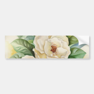 Flämtande bildekal för Magnoliablommavattenfärg