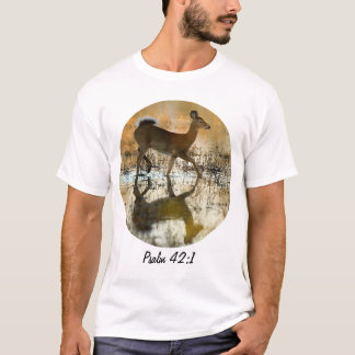 Flämtande hjort t-shirt