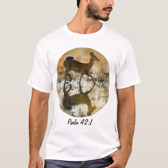 Flämtande hjort t-shirt (Framsida)