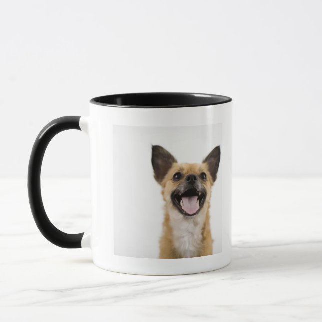 Flämtande hund mugg (Vänster)