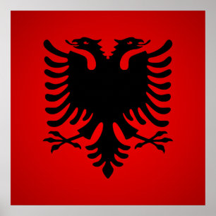 Flamuri shqiperise poster