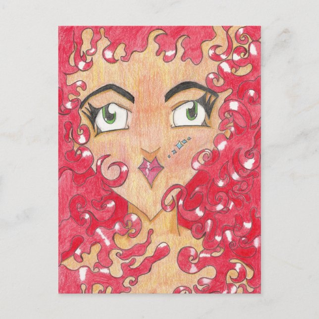 Flamvykort Vykort (Framsida)