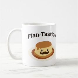 Flan-Tastico! Gullig Flan Kaffemugg