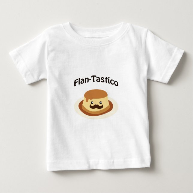 Flan-Tastico! Söt Flan Tröja (Framsida)
